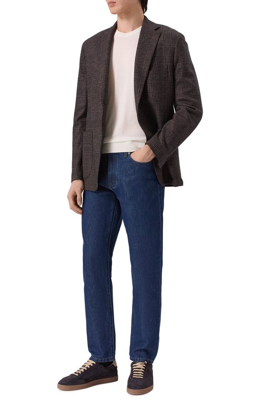 Пиджак из шерсти и шелка MVST 9002/111 Коричневый  9002/111 Фото 2