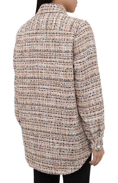 Жакет SEVEN LAB разноцветного цвета по цене 25200 руб., арт. JSP20 tw 1 beige, фото 4 Жакет SEVEN LAB, арт. JSP20 tw 1 beige, фото 4