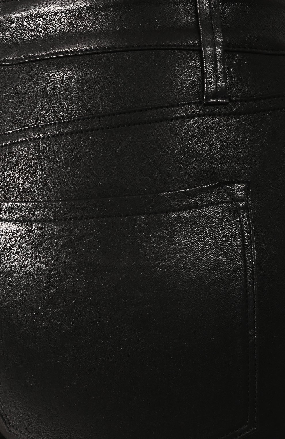 Кожаные брюки FRAME DENIM черного цвета по цене 99500 руб., арт. LWLT0171, фото 5 Кожаные брюки FRAME DENIM, арт. LWLT0171, фото 5