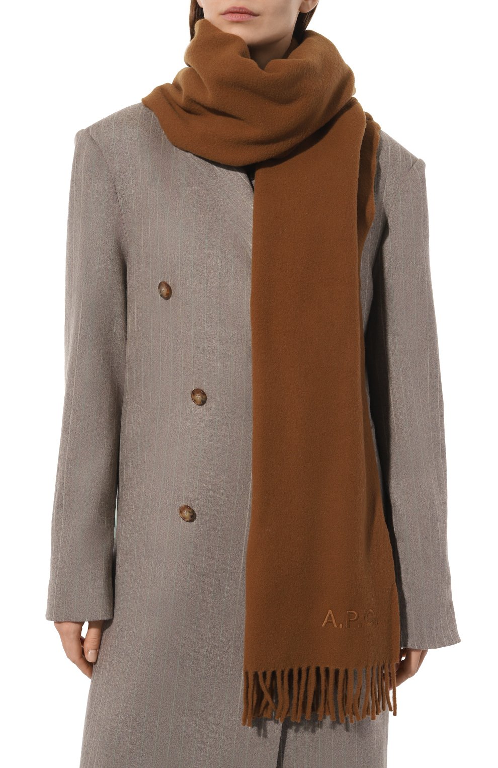 Шерстяной шарф A.P.C., арт. W0AFE-M15170, фото 3