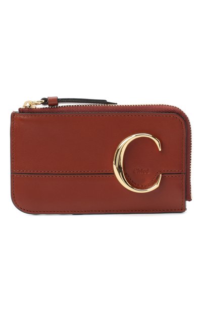 Кожаный футляр для кредитных карт CHLOÉ, арт. CHC19UP059A37, фото 1