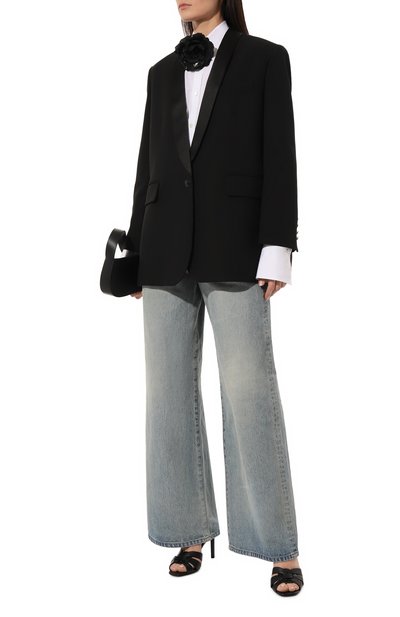 Кожаные мюли tribute SAINT LAURENT, арт. 650986/DWE00, фото 2