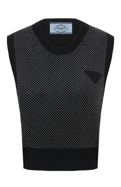 Женский кашемировый жилет PRADA, арт. P29991-10CS-F0002-221
