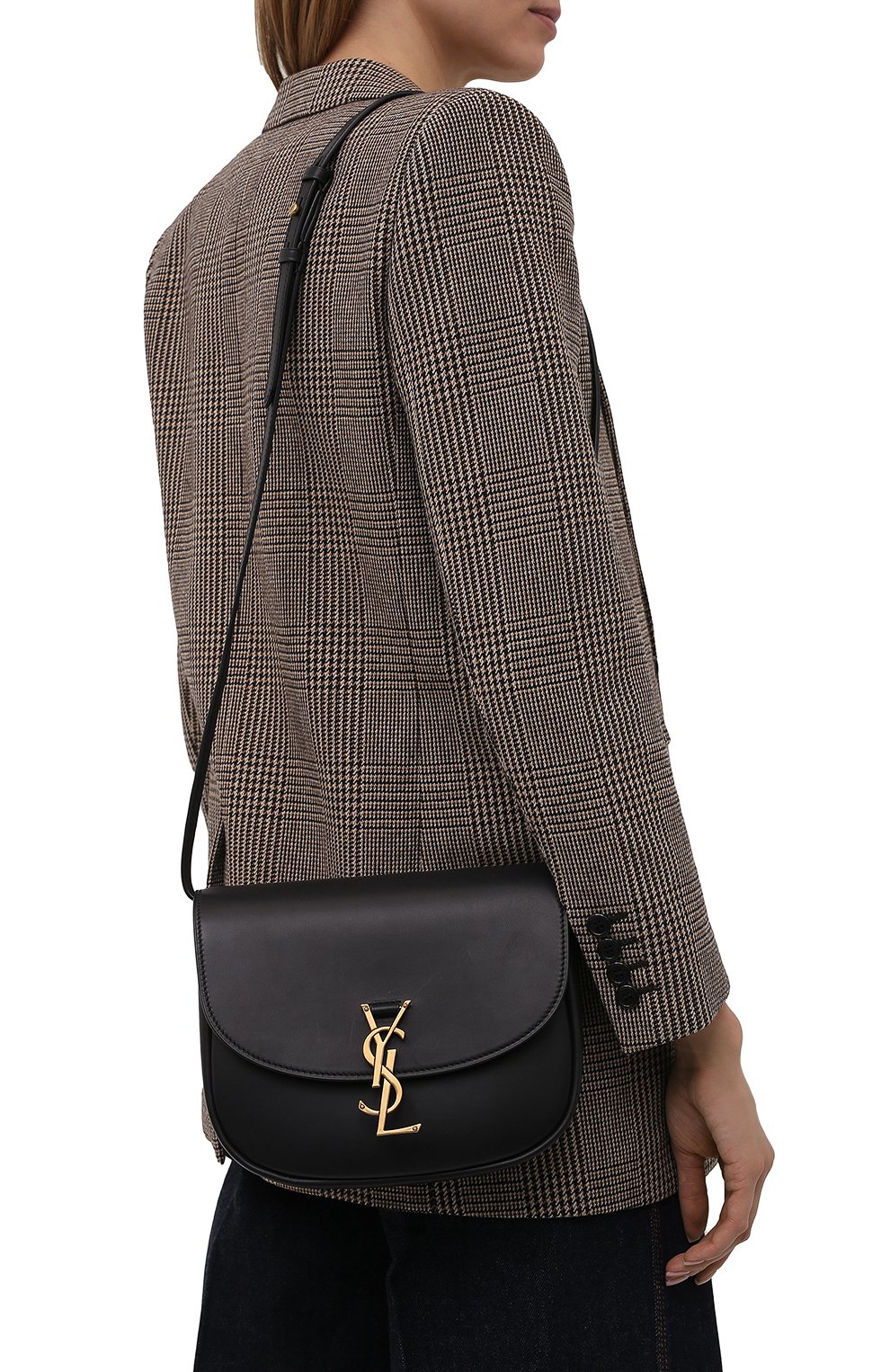 Сумка kaia medium SAINT LAURENT черного цвета по цене 188000 руб., арт. 634818/BWR0W, фото 2 Сумка kaia medium SAINT LAURENT, арт. 634818/BWR0W, фото 2