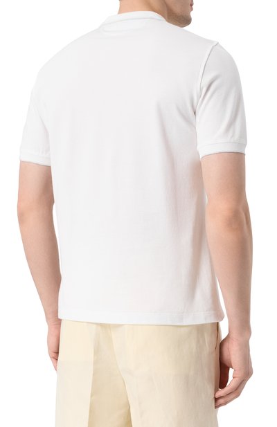 Хлопковое поло BRUNELLO CUCINELLI, арт. ME8549779G, фото 4