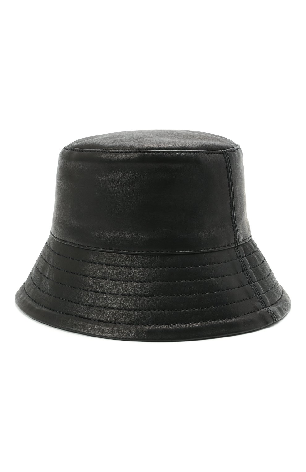 Кожаная панама BATS черного цвета по цене 22000 руб., арт. FW20/Z_010, фото 2 Кожаная панама BATS, арт. FW20/Z_010, фото 2