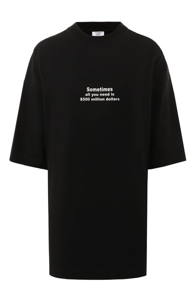 Хлопковая футболка VETEMENTS, арт. UA66TR690B