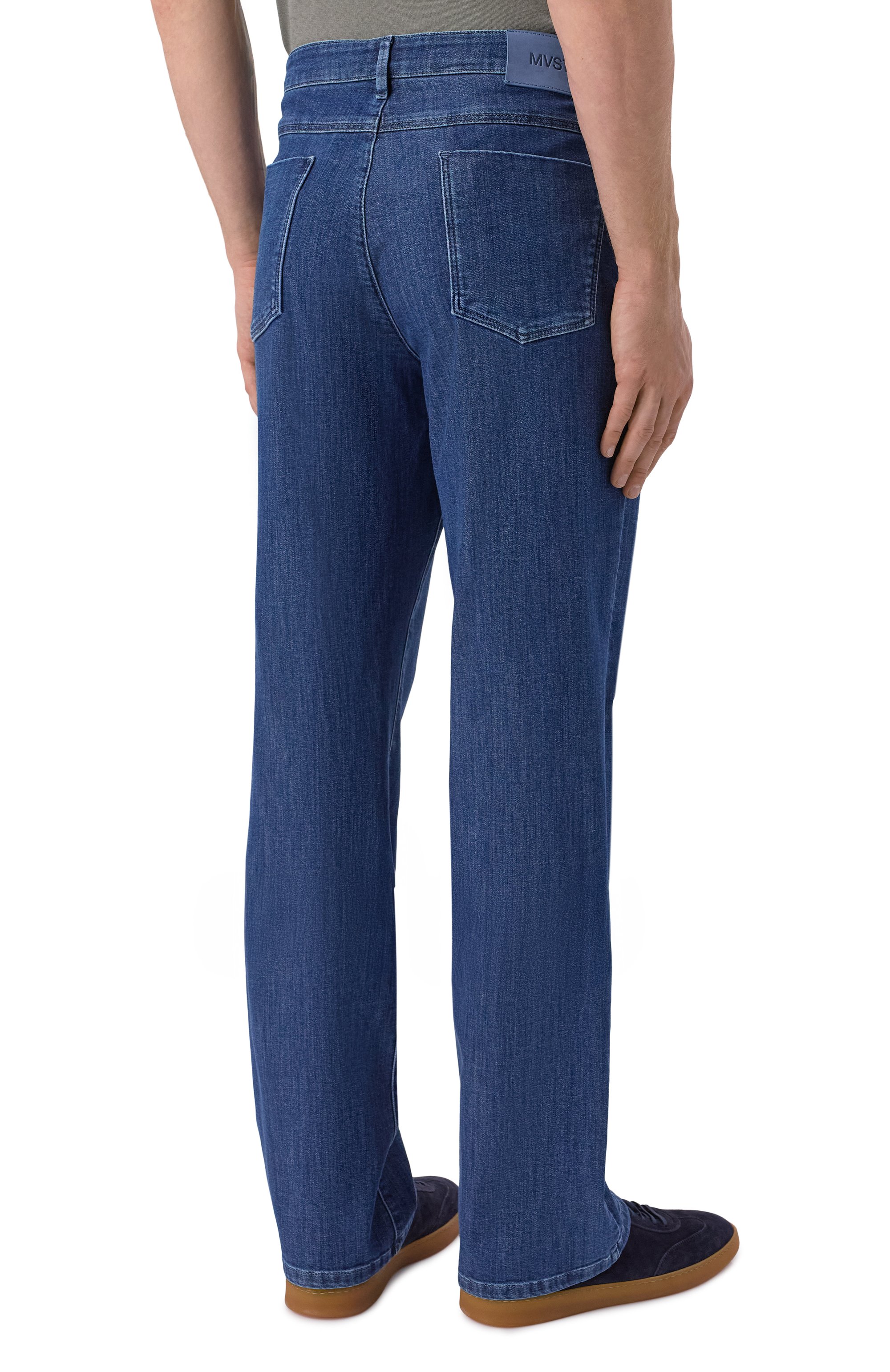 Джинсы MVST темно-синего цвета по цене 89250 руб., арт. M26.CSM.T403/T4960, фото 4 Джинсы MVST, арт. M26.CSM.T403/T4960, фото 4