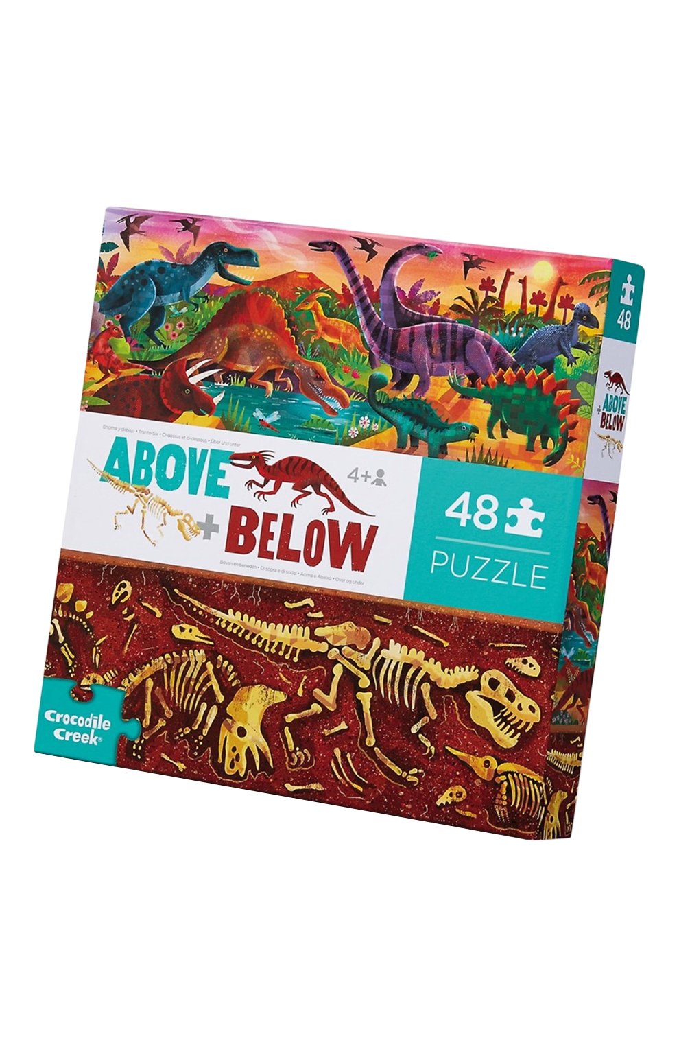 Пазл над и под динозавры 48 деталей CROCODILE CREEK, арт. 76004, фото 2