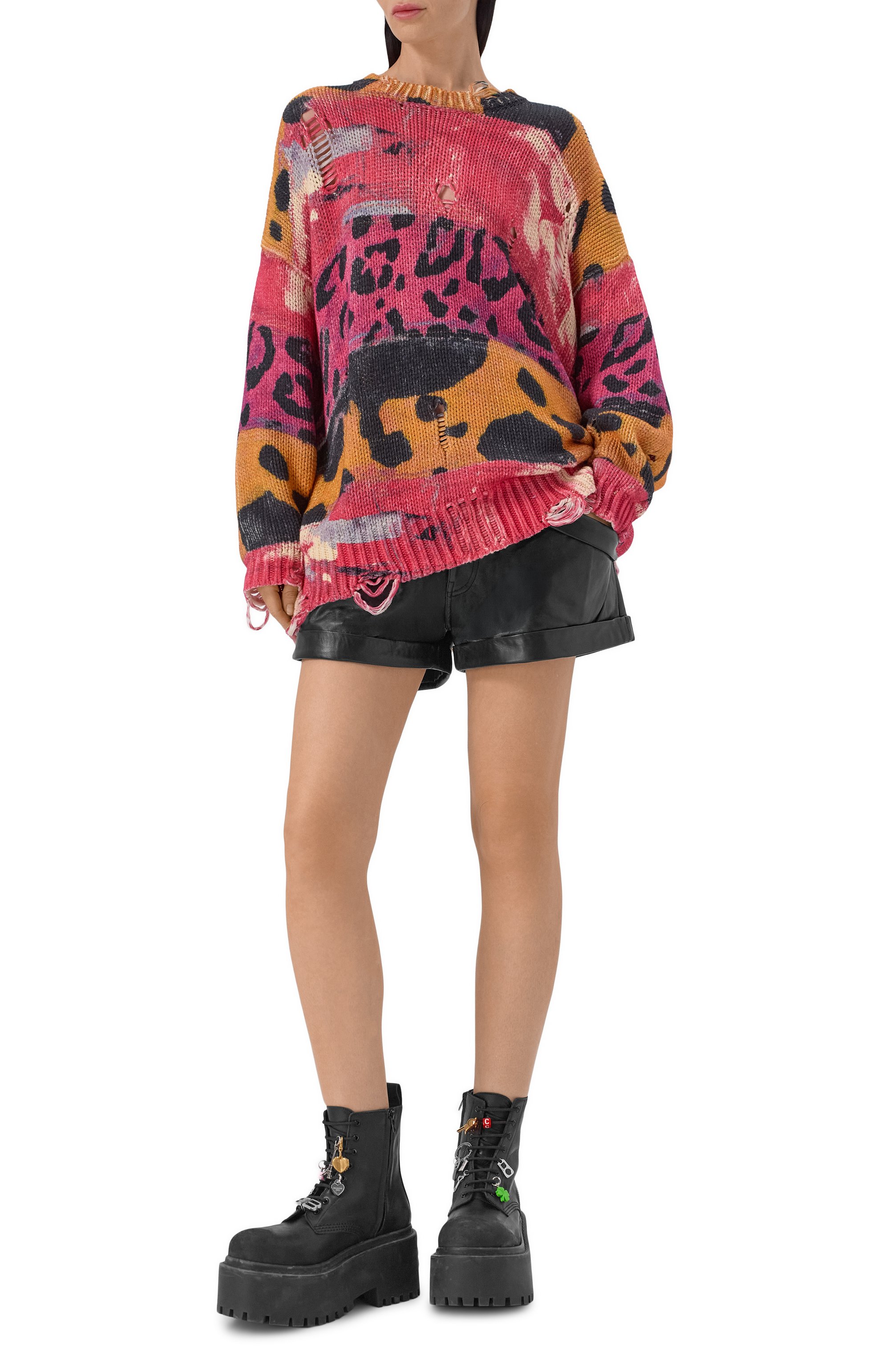 Хлопковый свитер R13, арт. R13WY197-Y271B, фото 2