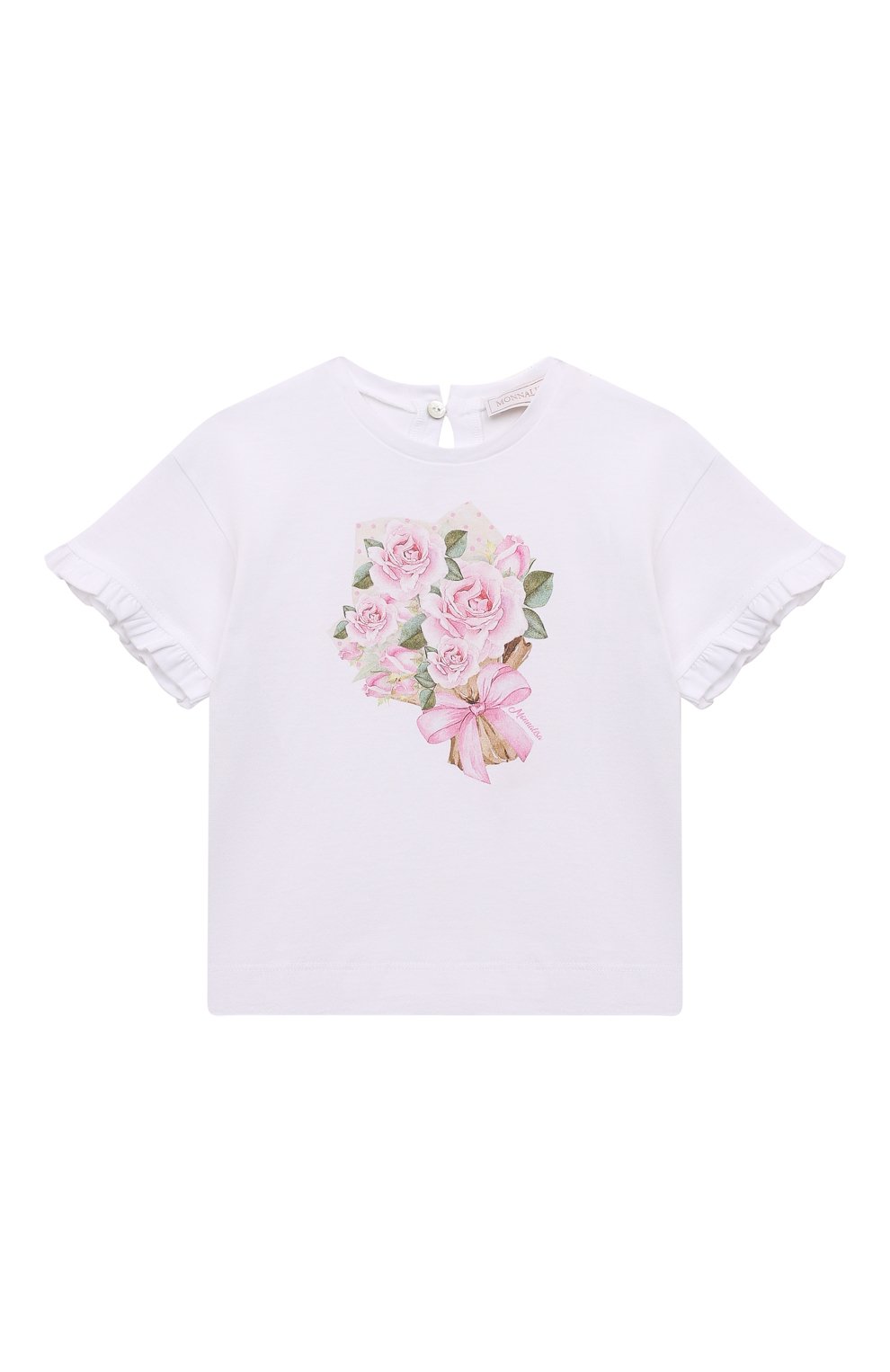 Хлопковая футболка MONNALISA, арт. 39A611., фото 1