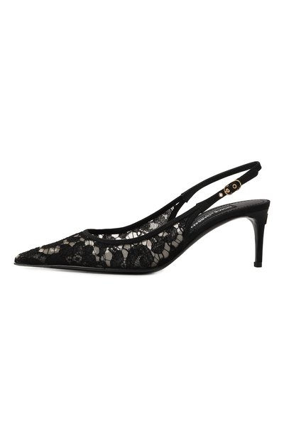 Текстильные туфли lollo DOLCE & GABBANA, арт. CG0639/AT467, фото 4