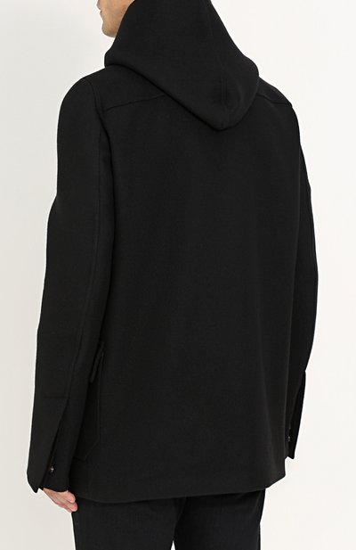 Шерстяной дафлкот с капюшоном RICK OWENS, арт. RU/17F8778/SHM, фото 4