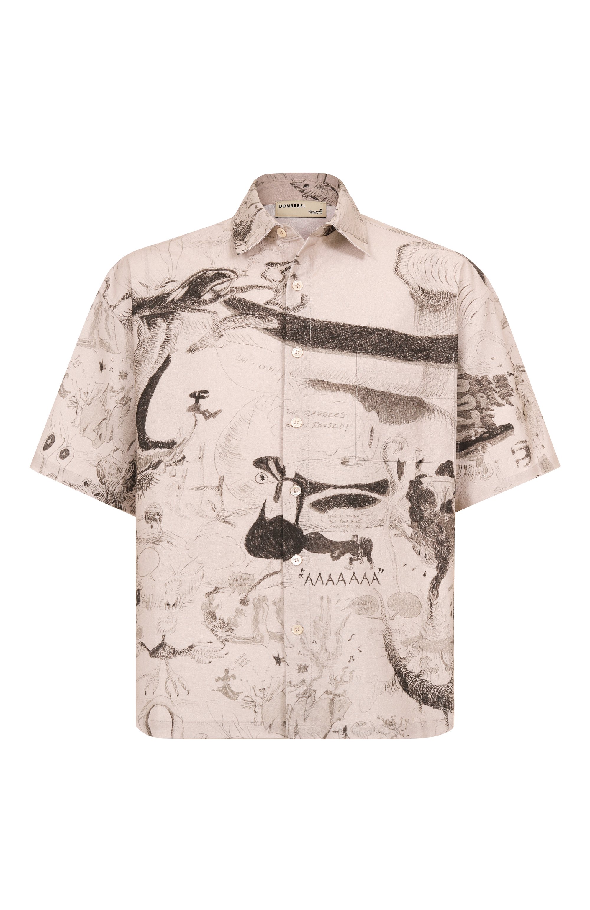 Хлопковая рубашка DOMREBEL, арт. M MEGAL0 SHIRT, фото 1