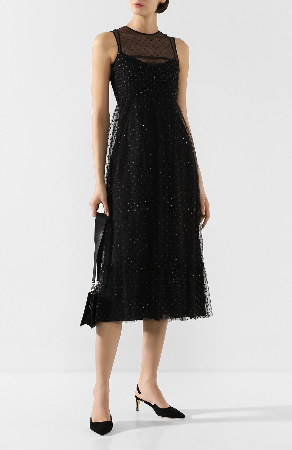 Платье REDVALENTINO черного цвета по цене 116500 руб., арт. TR3VAL00/4RL, фото 2 Платье REDVALENTINO, арт. TR3VAL00/4RL, фото 2