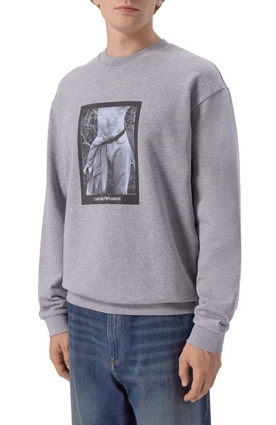 Хлопковый свитшот EMPORIO ARMANI, арт. EM006933/AF27740, фото 3