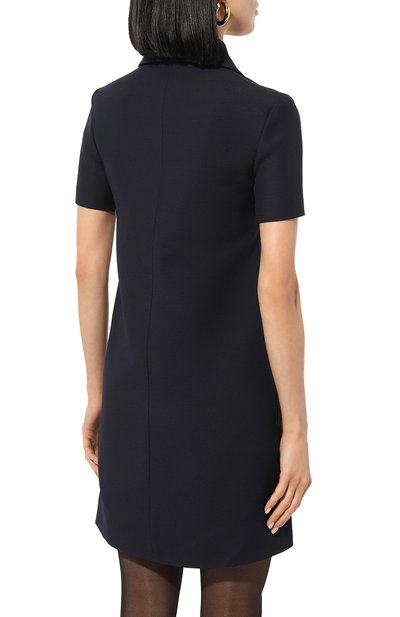 Платье из шерсти и шелка VALENTINO, арт. 5B3VA9451CF, фото 4