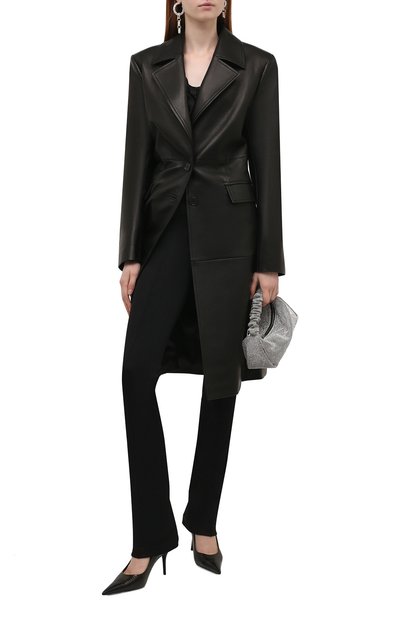 Легинсы HELMUT LANG черного цвета по цене 39800 руб., арт. J06HW203, фото 2 Легинсы HELMUT LANG, арт. J06HW203, фото 2