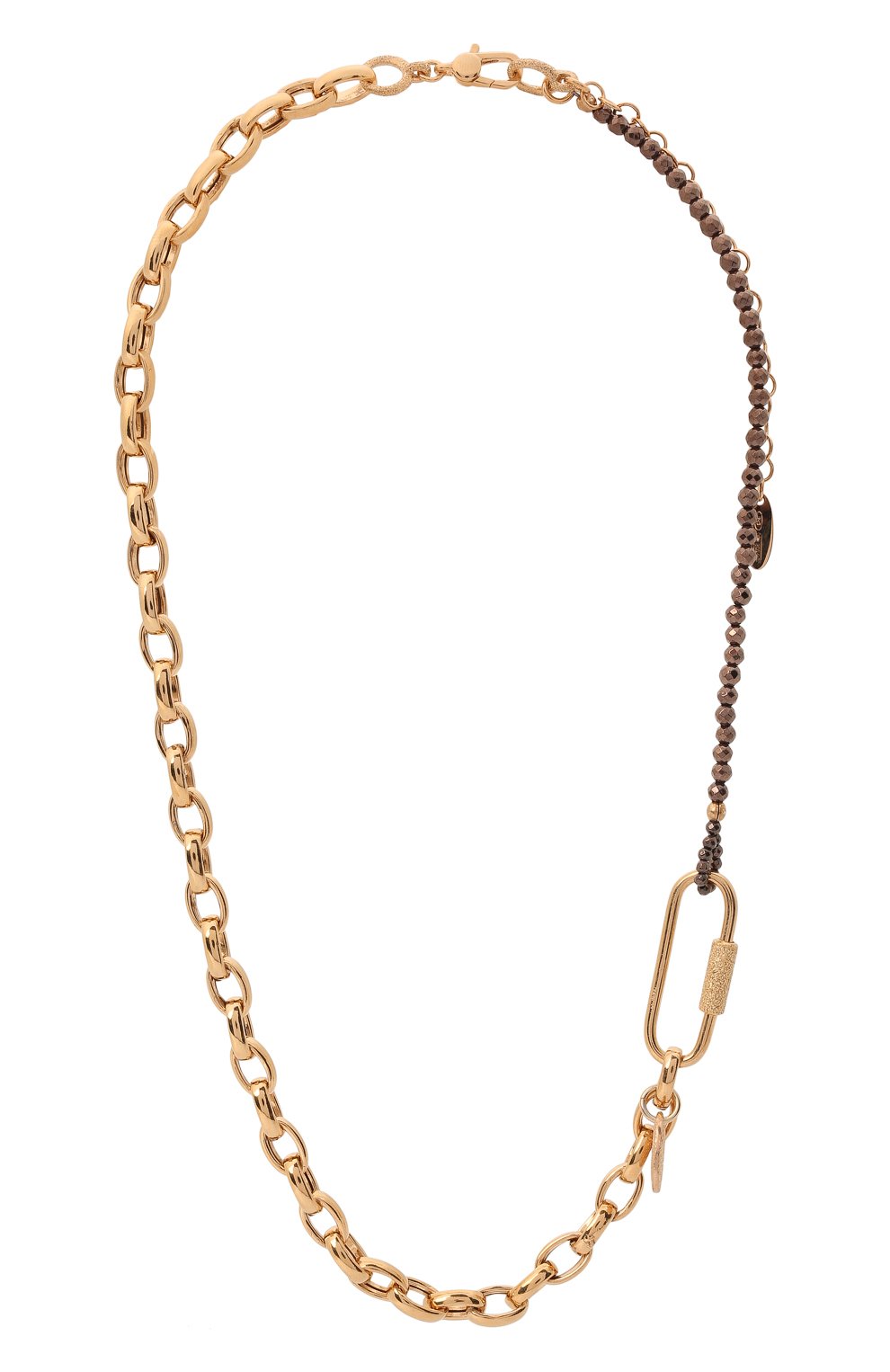 Колье BRUNELLO CUCINELLI золотого цвета по цене 140500 руб., арт. MC0W9LB61/M, фото 1 Колье BRUNELLO CUCINELLI, арт. MC0W9LB61/M, фото 1