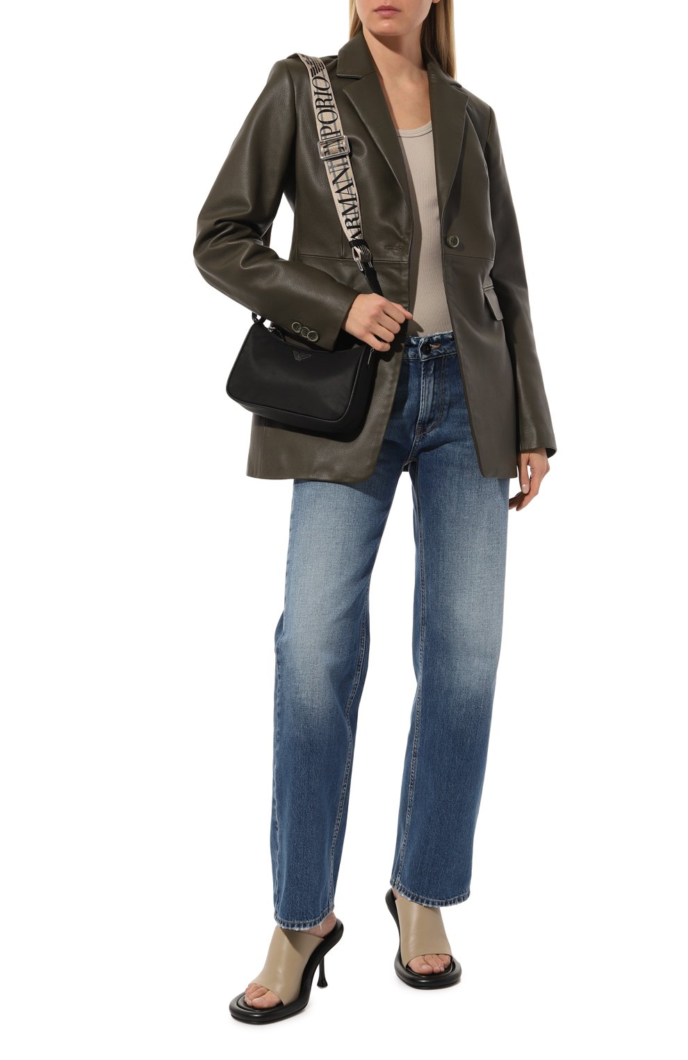 Сумка EMPORIO ARMANI черного цвета по цене 23800 руб., арт. Y3H293/YVL7E, фото 7 Сумка EMPORIO ARMANI, арт. Y3H293/YVL7E, фото 7