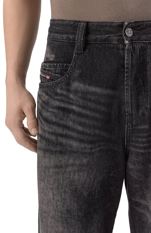 Джинсовые шорты D-Enim-M-Short-S Diesel A21735/007CX Серый  A21735/007CX Фото 5