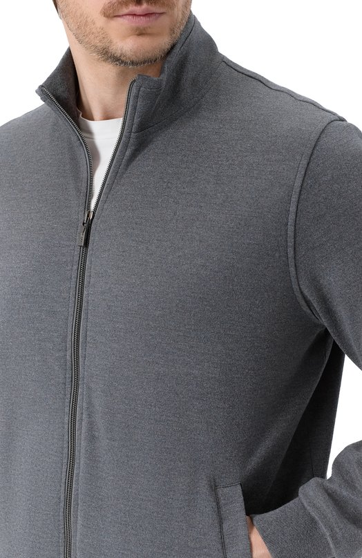 Шелковая толстовка MVST 14M460.BT00.MUST. Серый  14M460.BT00.MUST. Фото 5