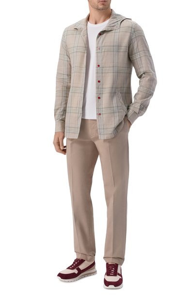 Мужская льняная рубашка KITON, арт. UMCMARH0926705