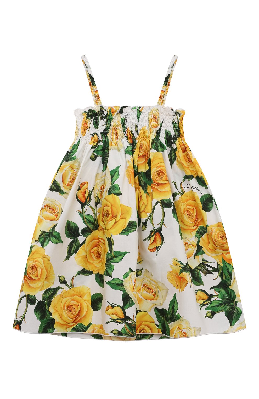 Хлопковый сарафан DOLCE & GABBANA, арт. L52DA6/HS5QR/8-12+, фото 2