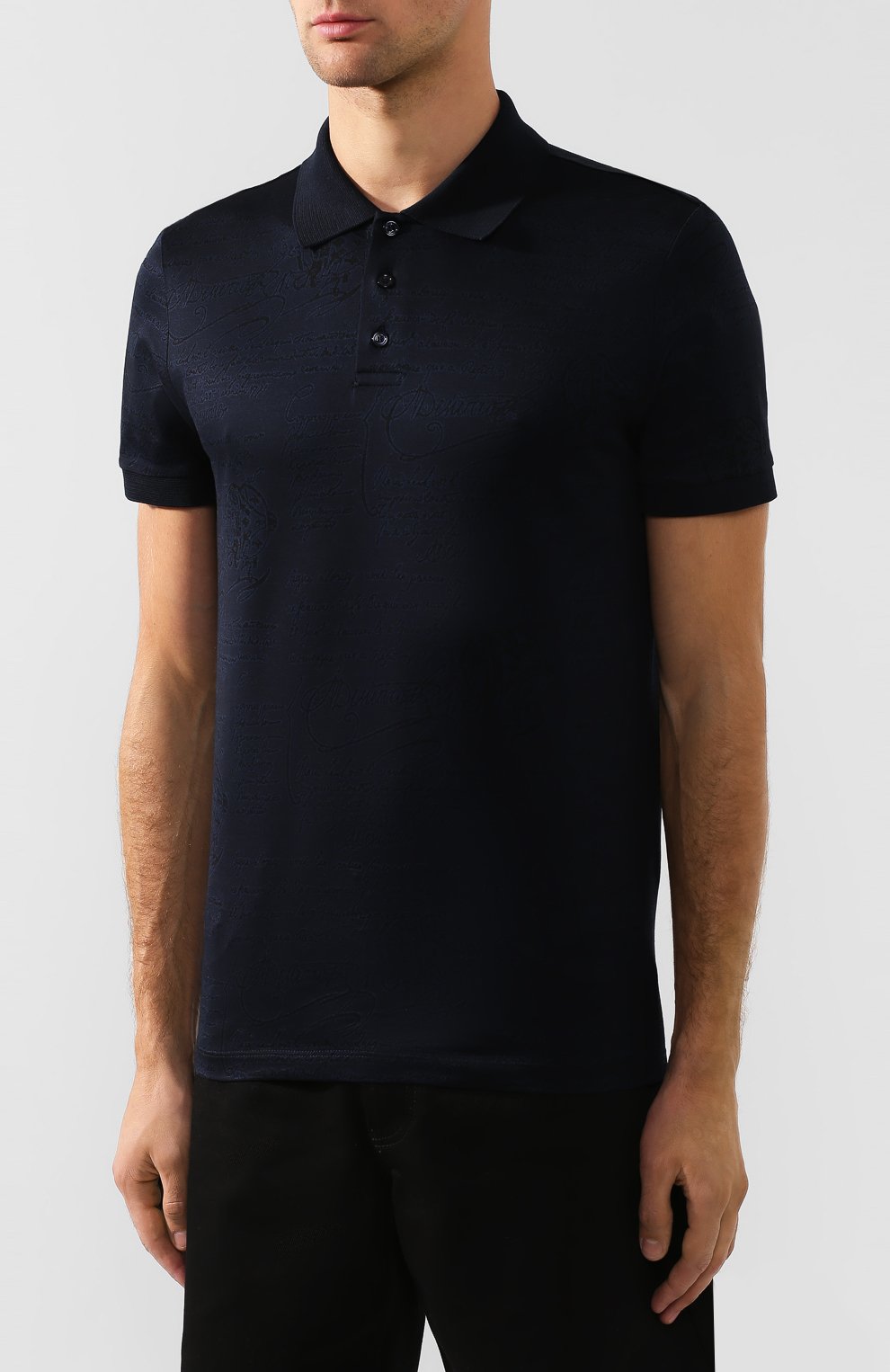 Хлопковое поло BERLUTI, арт. R16JPS33-001, фото 3
