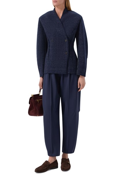 Жакет из кашемира и шелка GIORGIO ARMANI, арт. GW004183/AF29374, фото 2