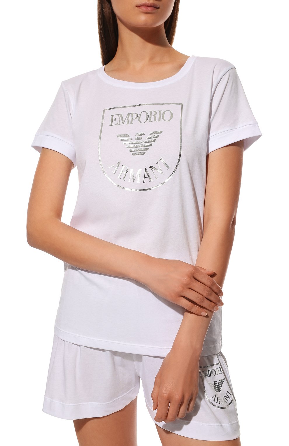 Хлопковая пижама EMPORIO ARMANI, арт. 164565/2R255, фото 3