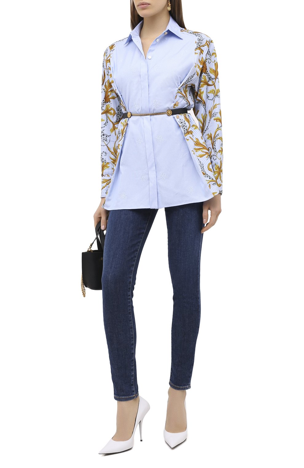 Джинсы VERSACE синего цвета по цене 59450 руб., арт. A84996/A236475, фото 3 Джинсы VERSACE, арт. A84996/A236475, фото 3