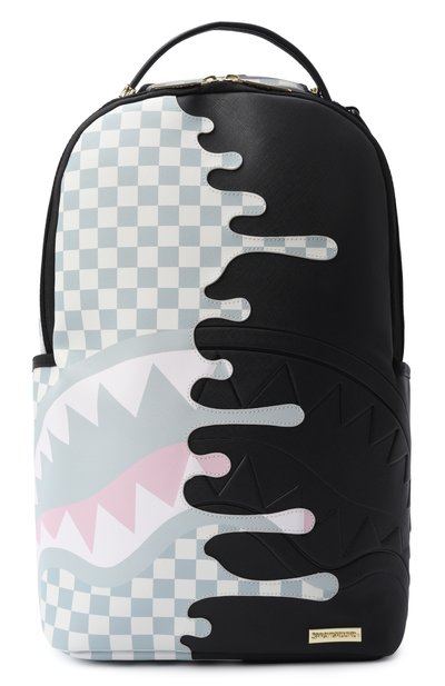 Рюкзак unfinished shark SPRAYGROUND, арт. 910B8758NSZ/CREAM CHECK UNFINISHED SHARK DLXSV BAC