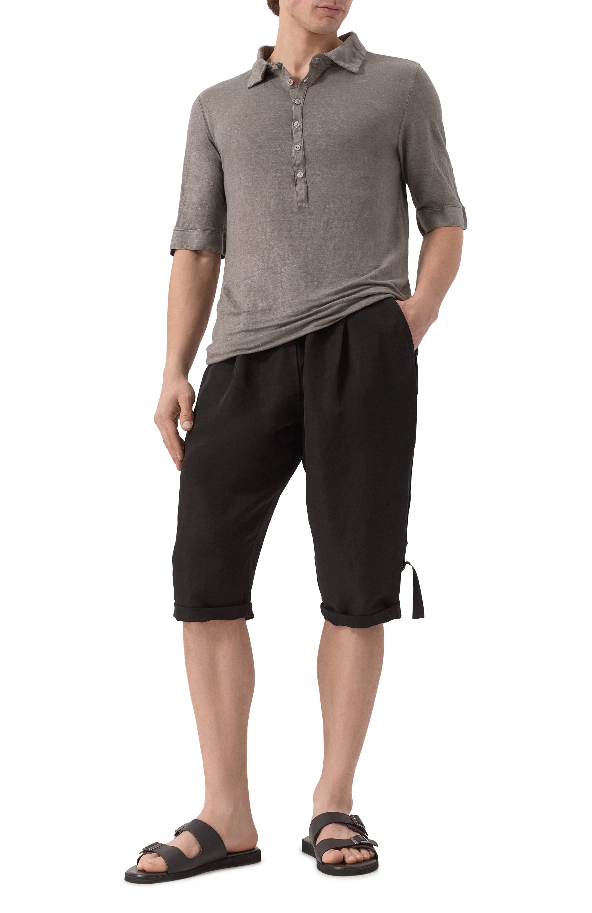 Брюки NEVER ENOUGH черного цвета по цене 31500 руб., арт. MBE036, фото 2 Брюки NEVER ENOUGH, арт. MBE036, фото 2