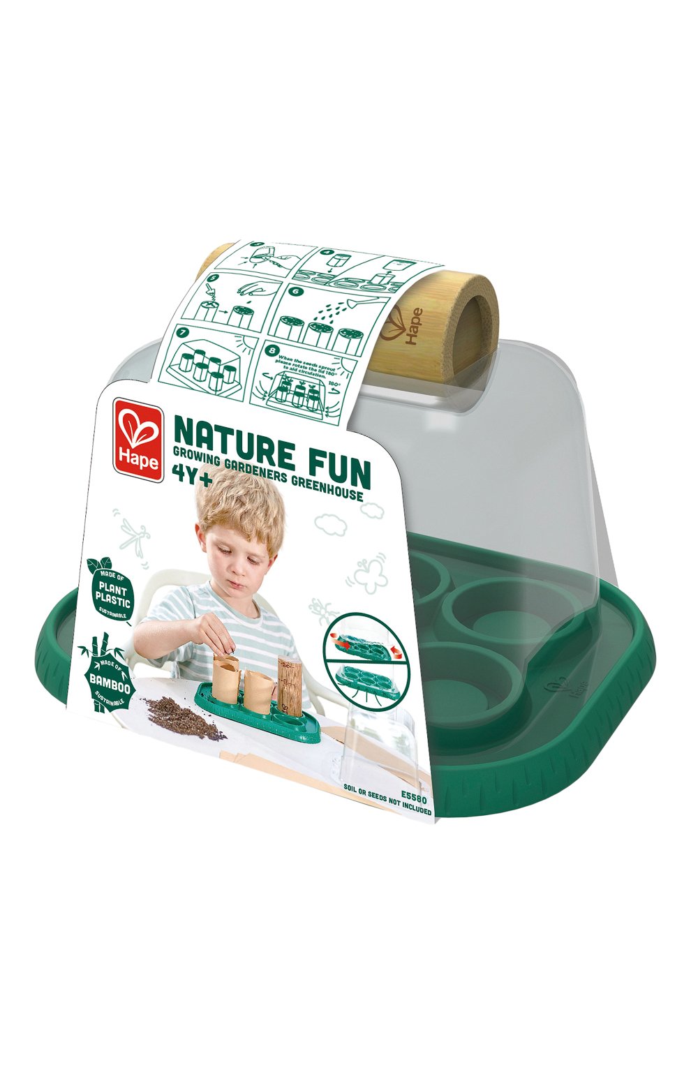 Игровой набор садовод HAPE зеленого цвета по цене 2450 руб., арт. E5580_HP, фото 1 Игровой набор садовод HAPE, арт. E5580_HP, фото 1