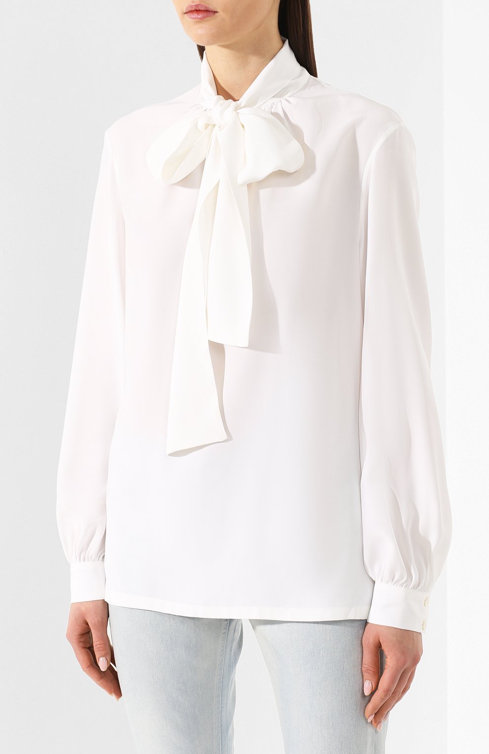 Шелковая блузка KITON, арт. D47418K03337, фото 3