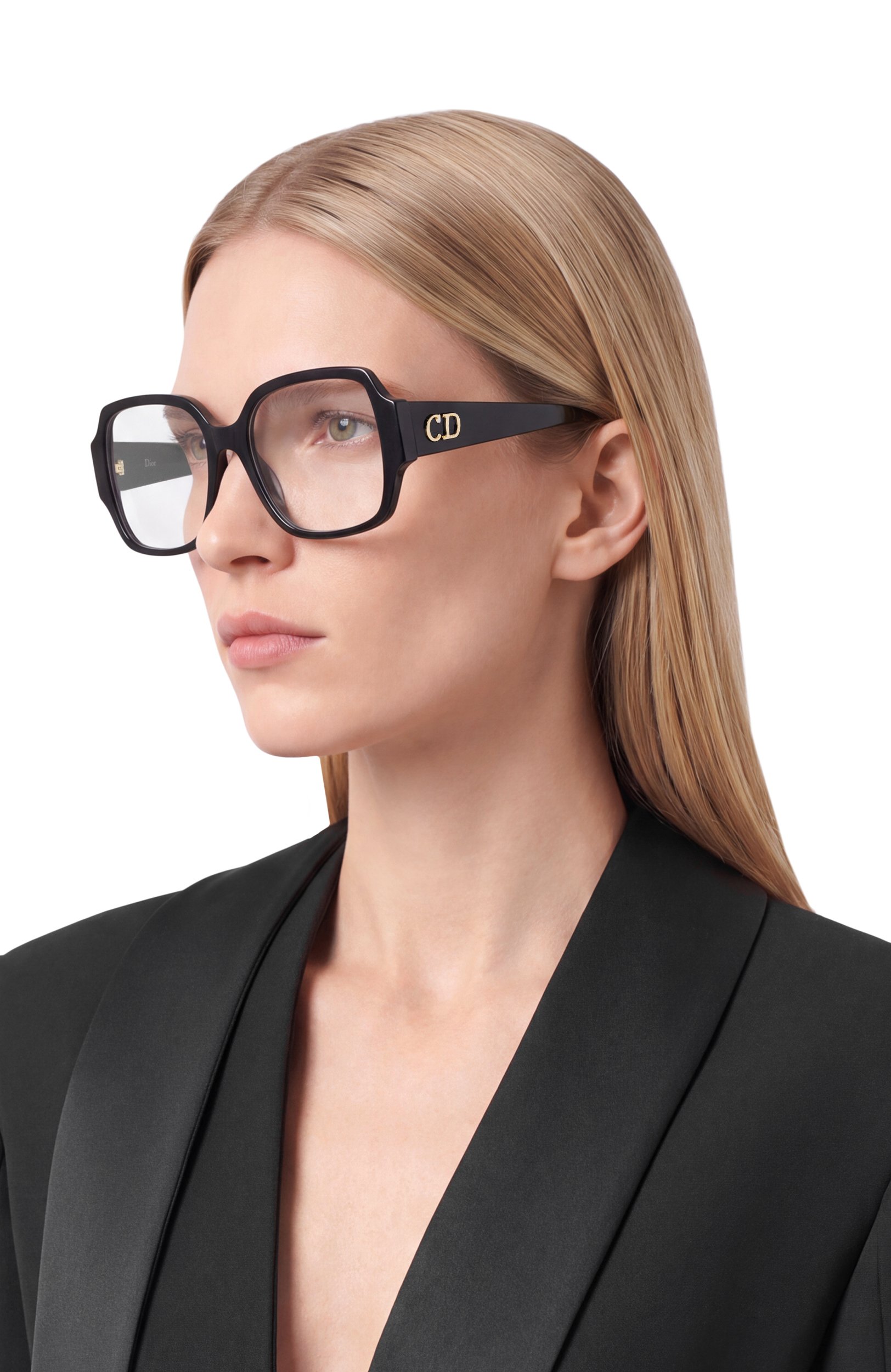 Оправа DIOR EYEWEAR черного цвета по цене 58550 руб., арт. DI0RGL0W0 S3I 1000, фото 2 Оправа DIOR EYEWEAR, арт. DI0RGL0W0 S3I 1000, фото 2