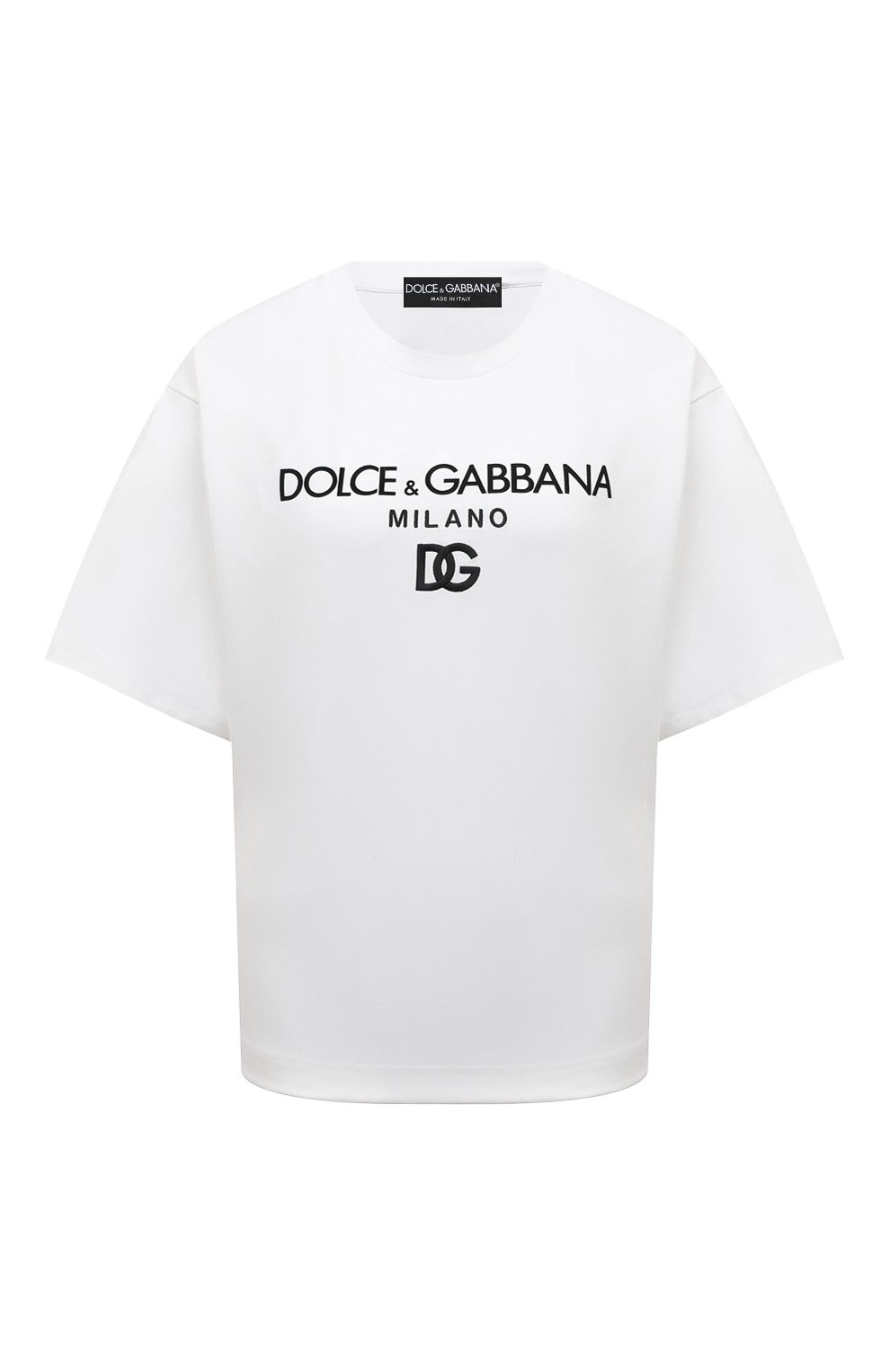 Футболка DOLCE & GABBANA белого цвета по цене 56650 руб., арт. F8U96Z/GDB9Q, фото 1 Футболка DOLCE & GABBANA, арт. F8U96Z/GDB9Q, фото 1