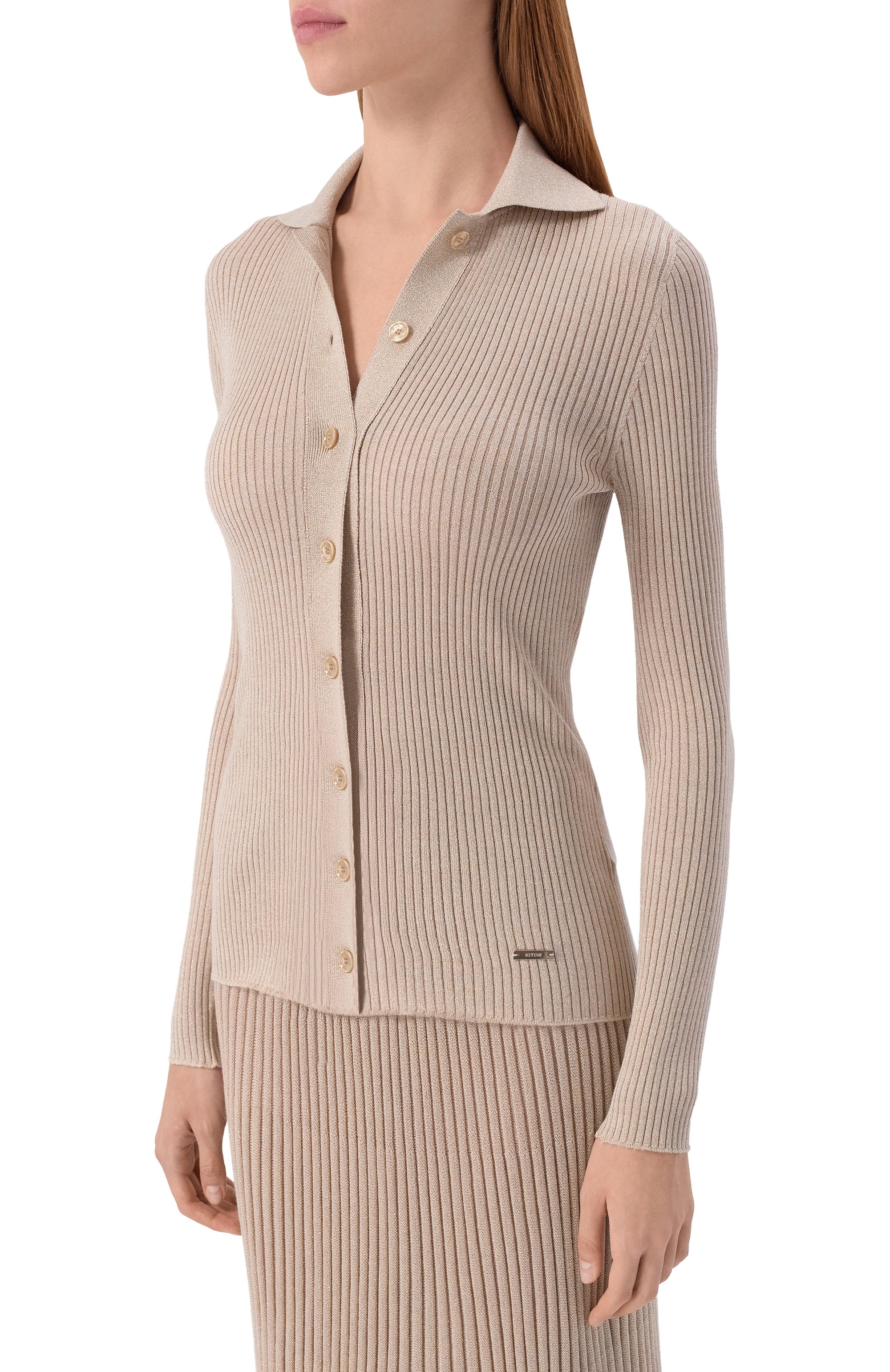 Кардиган из шерсти и вискозы KITON, арт. D5872402, фото 3