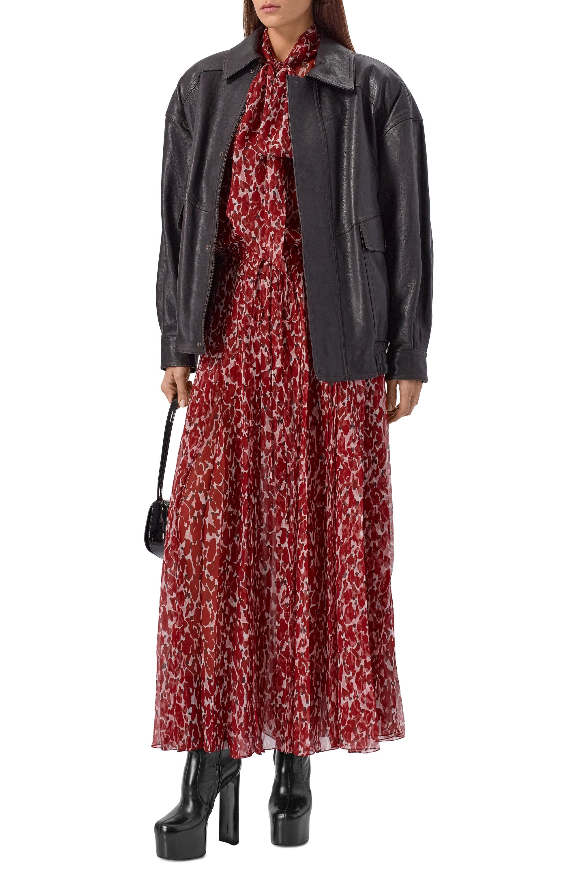 Кожаные ботильоны ornella SAINT LAURENT, арт. 840665/AAEHF, фото 3