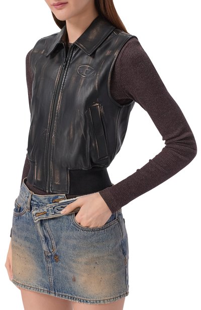 Жилет из экокожи DIESEL, арт. A20330/0ALBP, фото 3