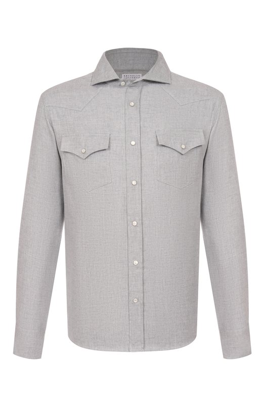 Рубашка Brunello Cucinelli MY6374008 Серый MY6374008