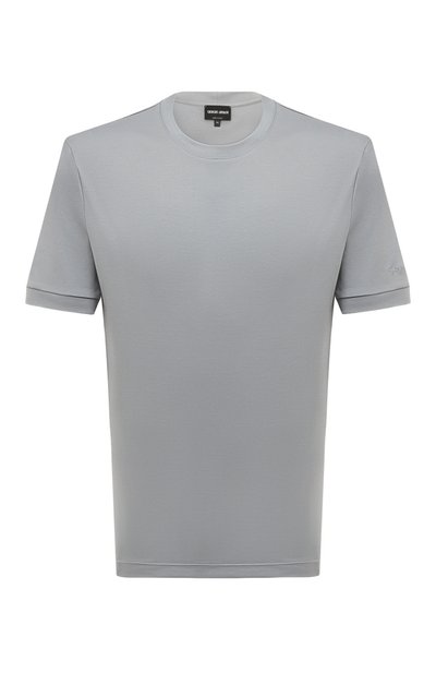Мужская хлопковая футболка GIORGIO ARMANI, арт. 3DST53/SJFBZ