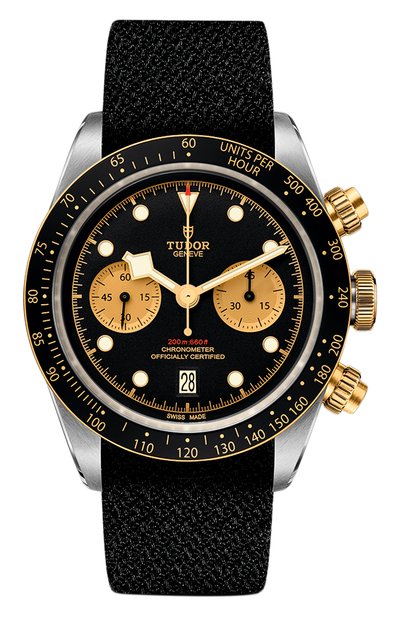 Мужские часы black bay chrono s&amp;g TUDOR, арт. 79363N/FABRIC/BLACK CHAMPAGNE