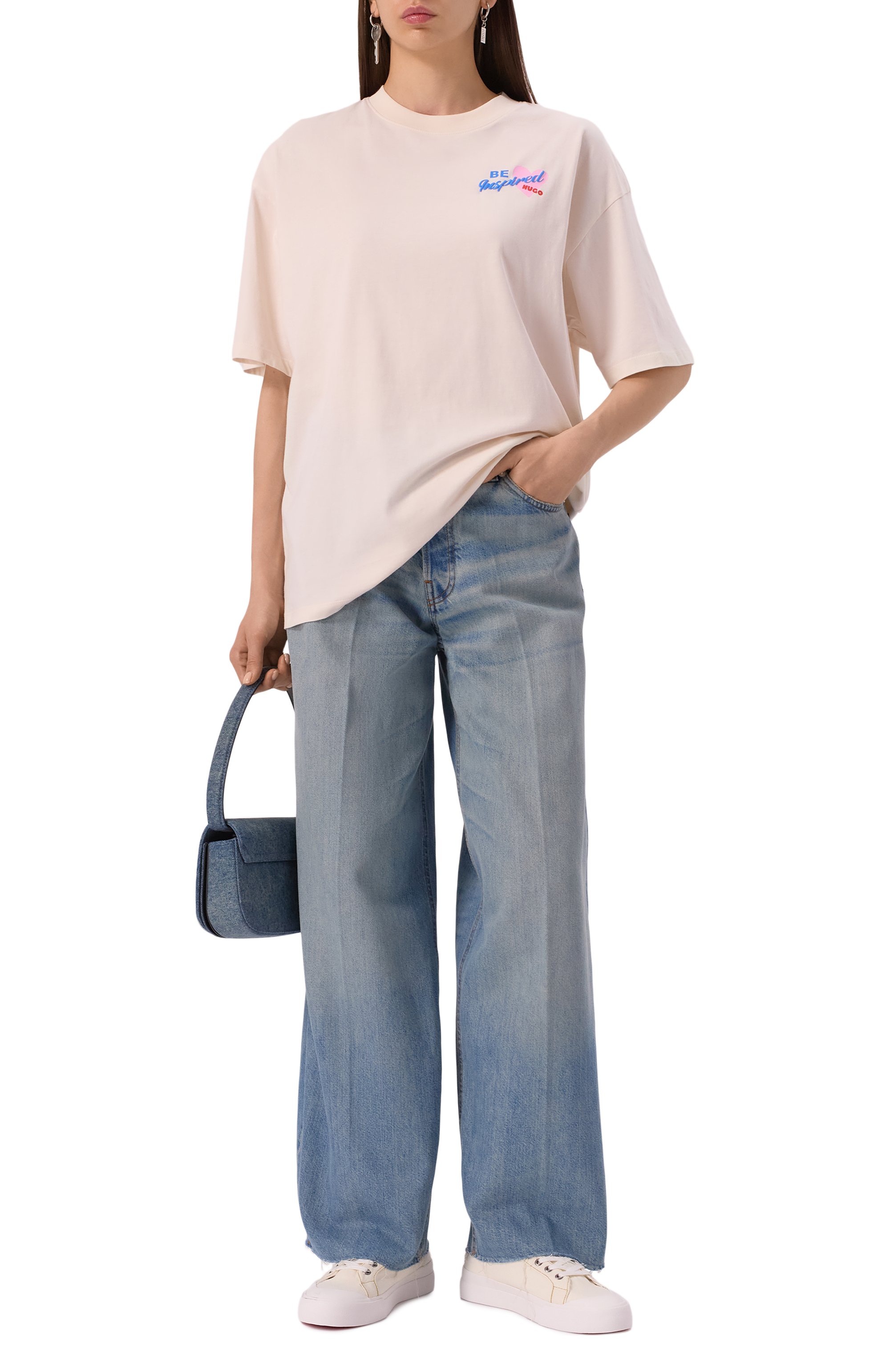 Хлопковая футболка HUGO BLUE, арт. 50533976, фото 2