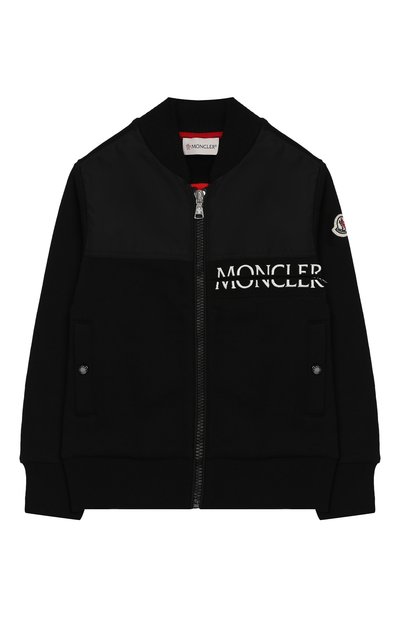 Хлопковый кардиган на молнии MONCLER ENFANT, арт. D2-954-84142-05-809B3/4-6A, фото 1