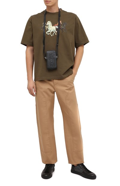 Комбинированные кеды MORESCHI, арт. 43627/CQ/B0RG0GNA/F.NAPPA, фото 2