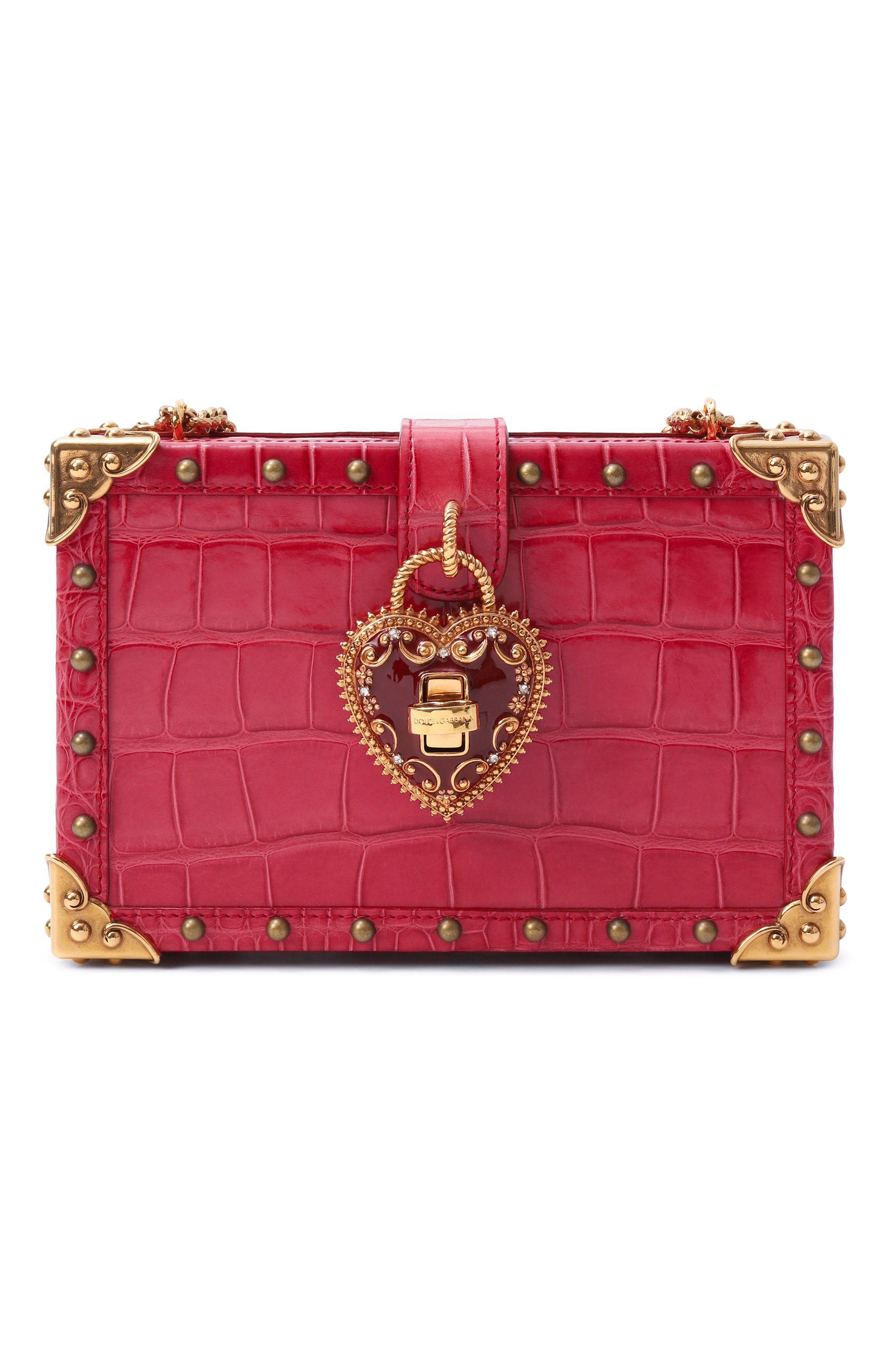 Сумка dolce box из ко�жи аллигатора DOLCE & GABBANA, арт. BB6568/A2R08, фото 1