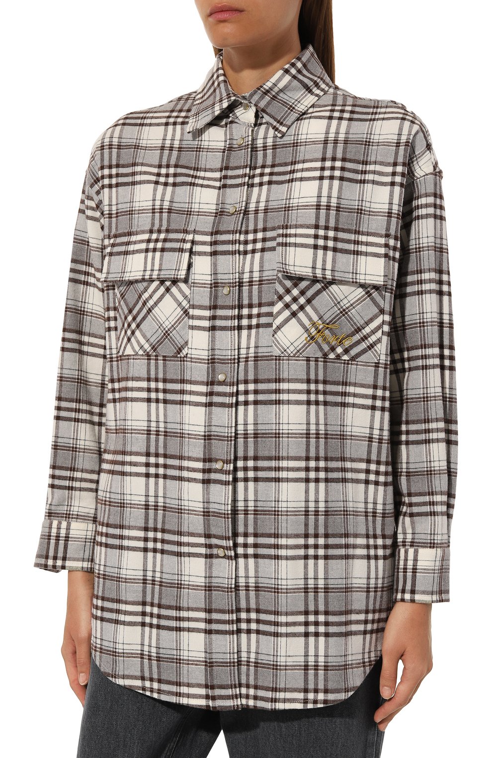 Хлопковая рубашка FORTE DEI MARMI COUTURE, арт. 24WF3102, фото 3