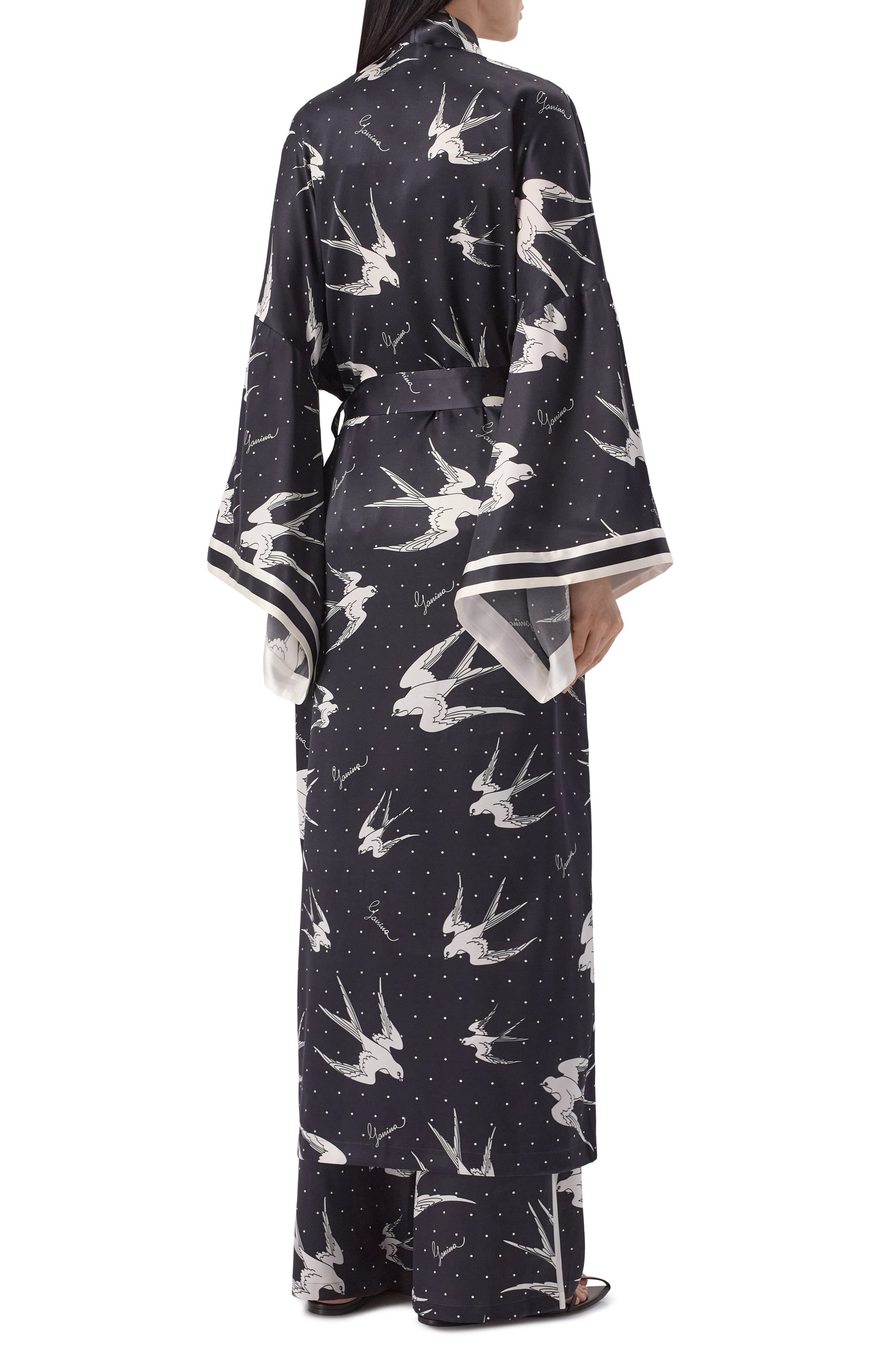 Шелковое кимоно YANINA, арт. T-3137A, фото 4